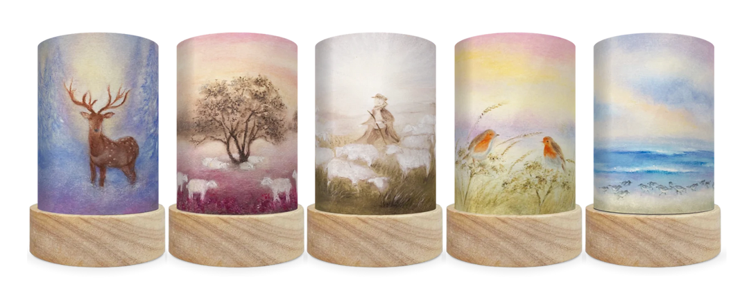 Laternen Shades-Set 'Stille Morgenstunden' 5 Stk. - Baukje Exler