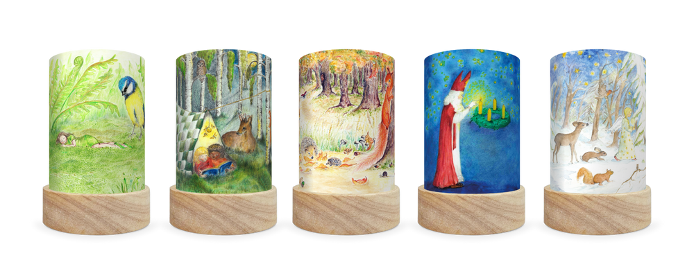 Laternen Shades-Set 'Seasons' 5 Stk. - Eentje van Margo