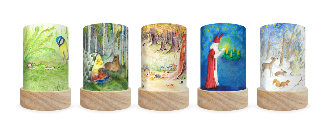 Laternen Shades-Set 'Seasons' 5 Stk. - Eentje van Margo