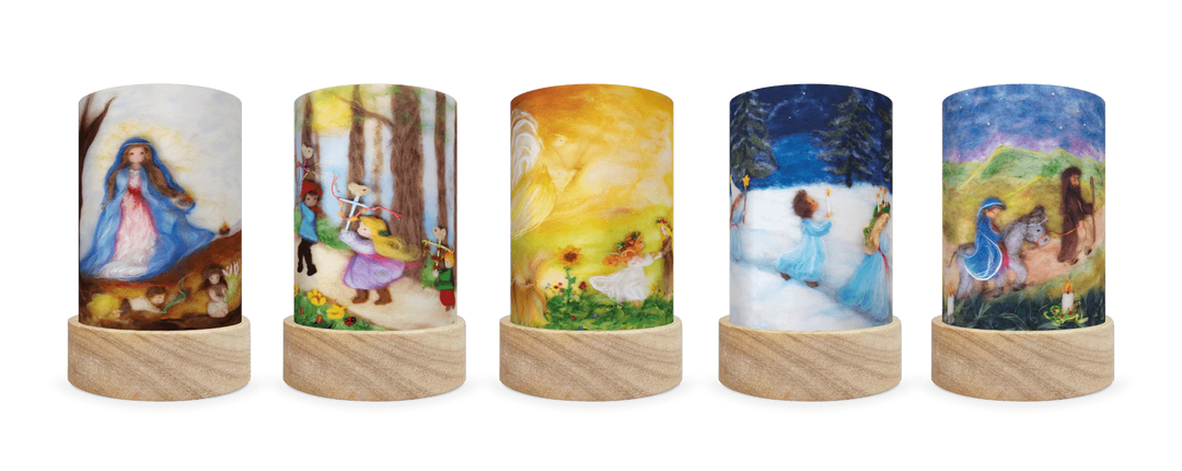 Laternen Shades-Set 'Waldorf' 5 Stk. - Het Wol Feetje