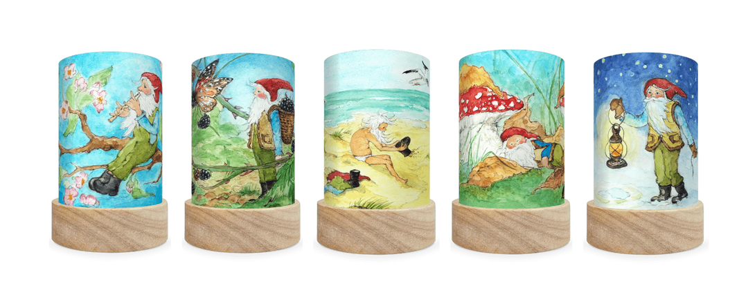 Laternen Shades-Set 'George der Gnom' 5 Stk. - Eentje van Margo