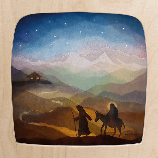 Toverlux Karte 'Die Reise nach Bethlehem' - Vogel Geluk