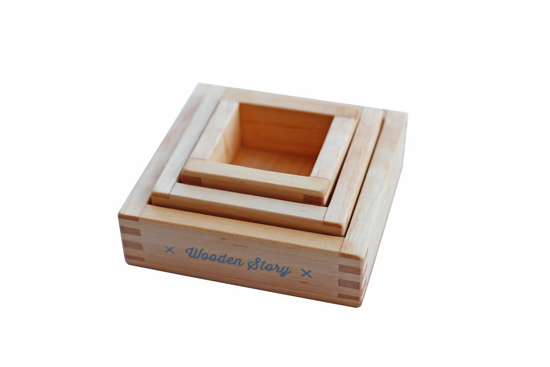 Montessori Holztabletts – 3er Set