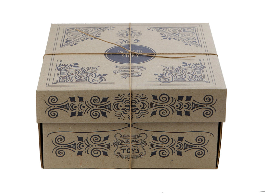 Regenbogen Sortierbox aus Holz