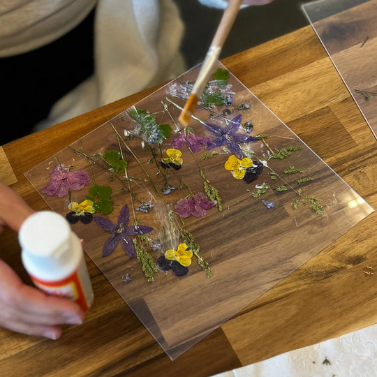 Toverlux Flower Silhouette Kit | DIY-Set für gepresste Blumen
