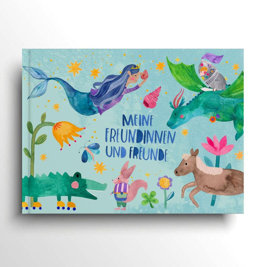 Freundebuch Schule (Hardcover), türkis