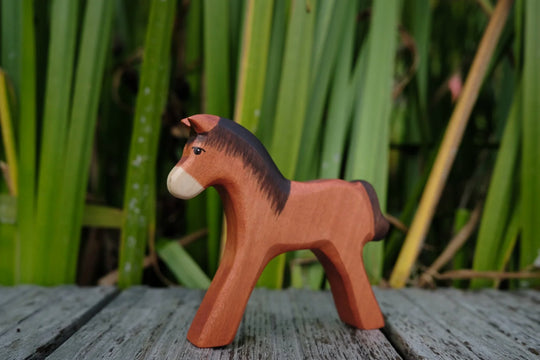 Holzwald Pferd