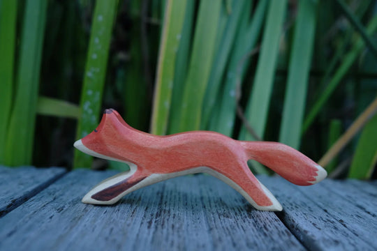 Holzwald Fuchs laufend