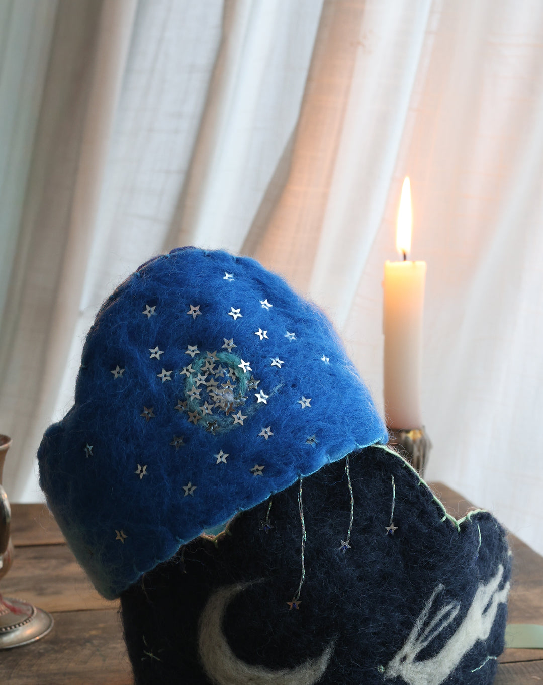 Geburtstagskrone 'Blue Frost Spiral'