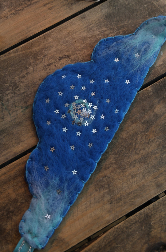 Geburtstagskrone 'Blue Frost Spiral'