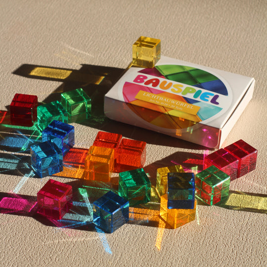 Building Block Set Light Cubes, 20 Pieces