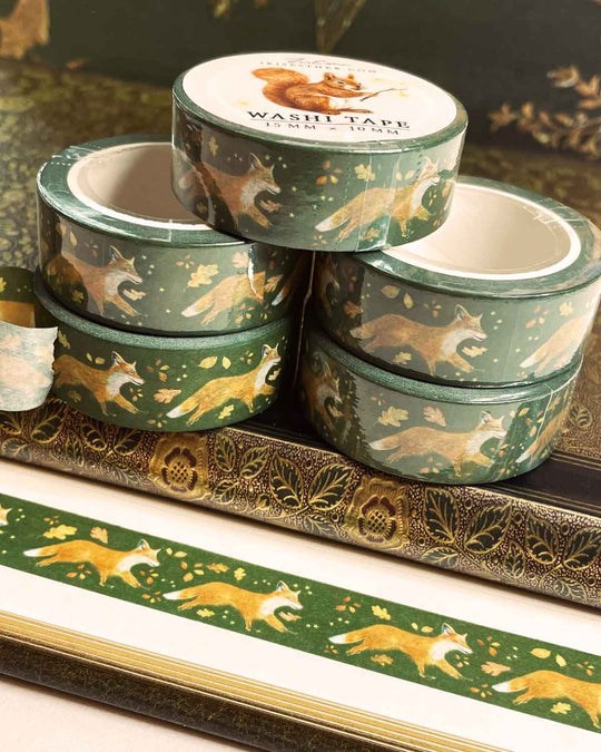 Washi Tape 'Running Fox' - Fuchs