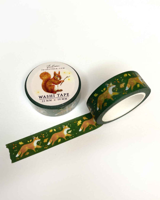 Washi Tape 'Running Fox' - Fuchs