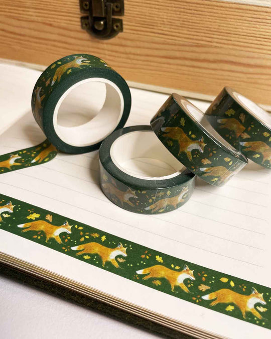 Washi Tape 'Running Fox' - Fuchs