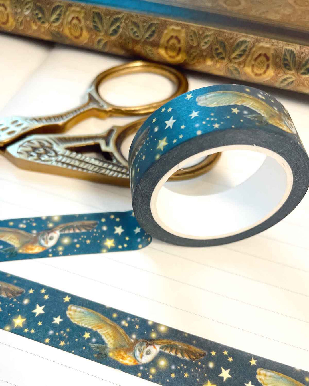 Washi Tape 'Owl and Stars' - Eule und Sterne