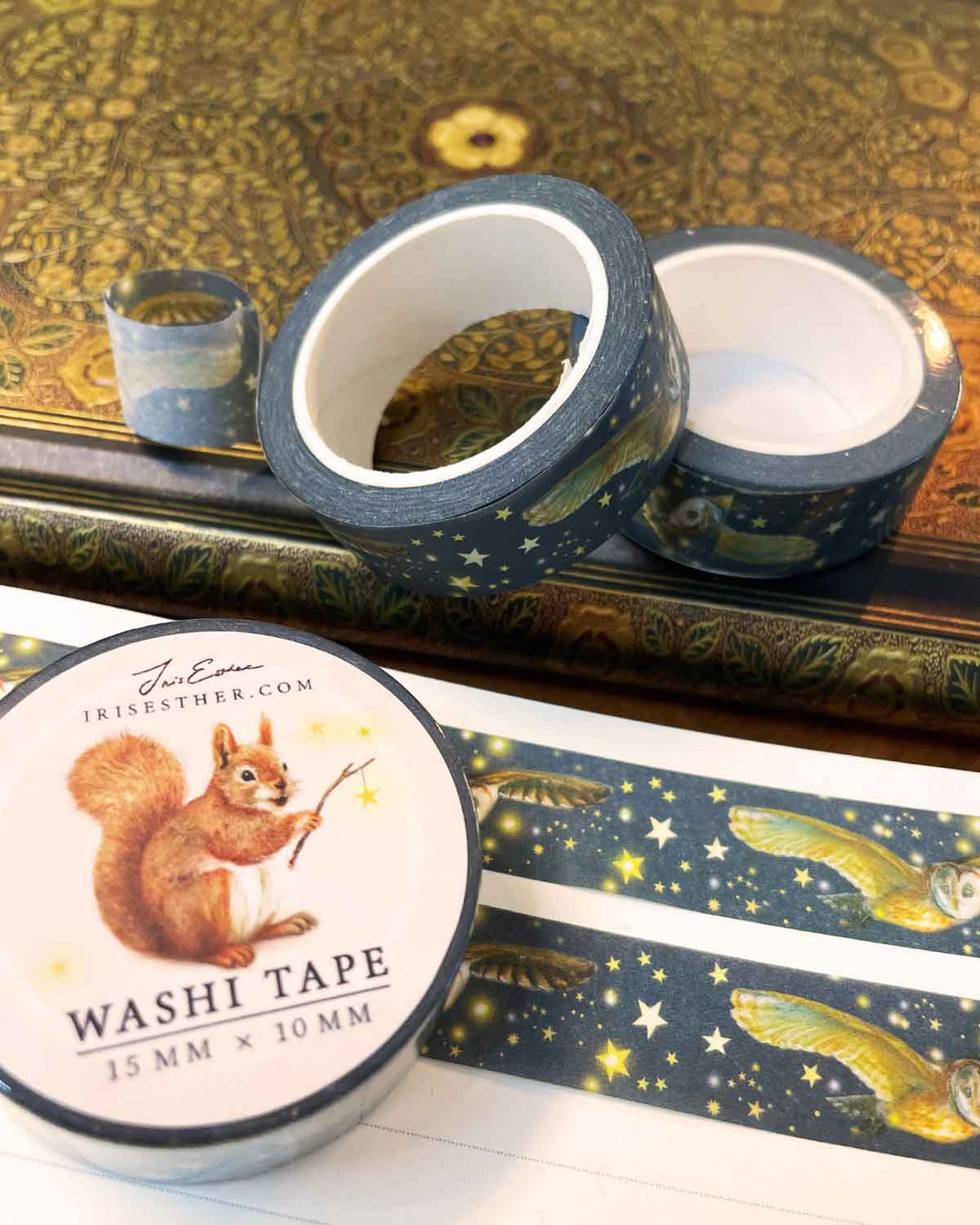 Washi Tape 'Owl and Stars' - Eule und Sterne