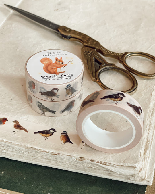 Washi Tape 'Garden Birds' - Gartenvögel