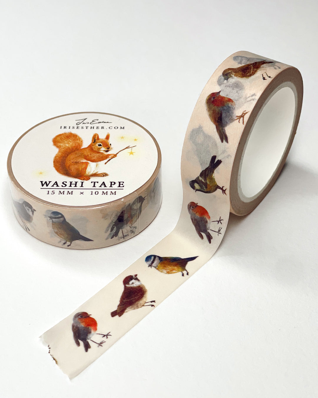 Washi Tape 'Garden Birds' - Gartenvögel