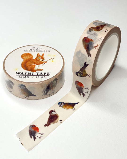 Washi Tape 'Garden Birds' - Gartenvögel