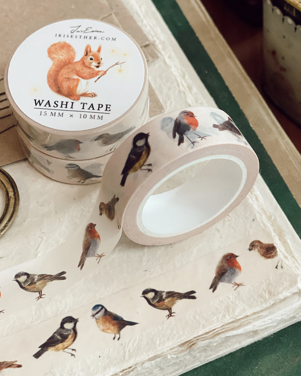 Washi Tape 'Garden Birds' - Gartenvögel