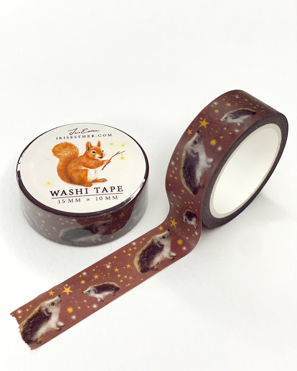 Washi Tape 'Starry Hedgehog' - Igel und Sterne