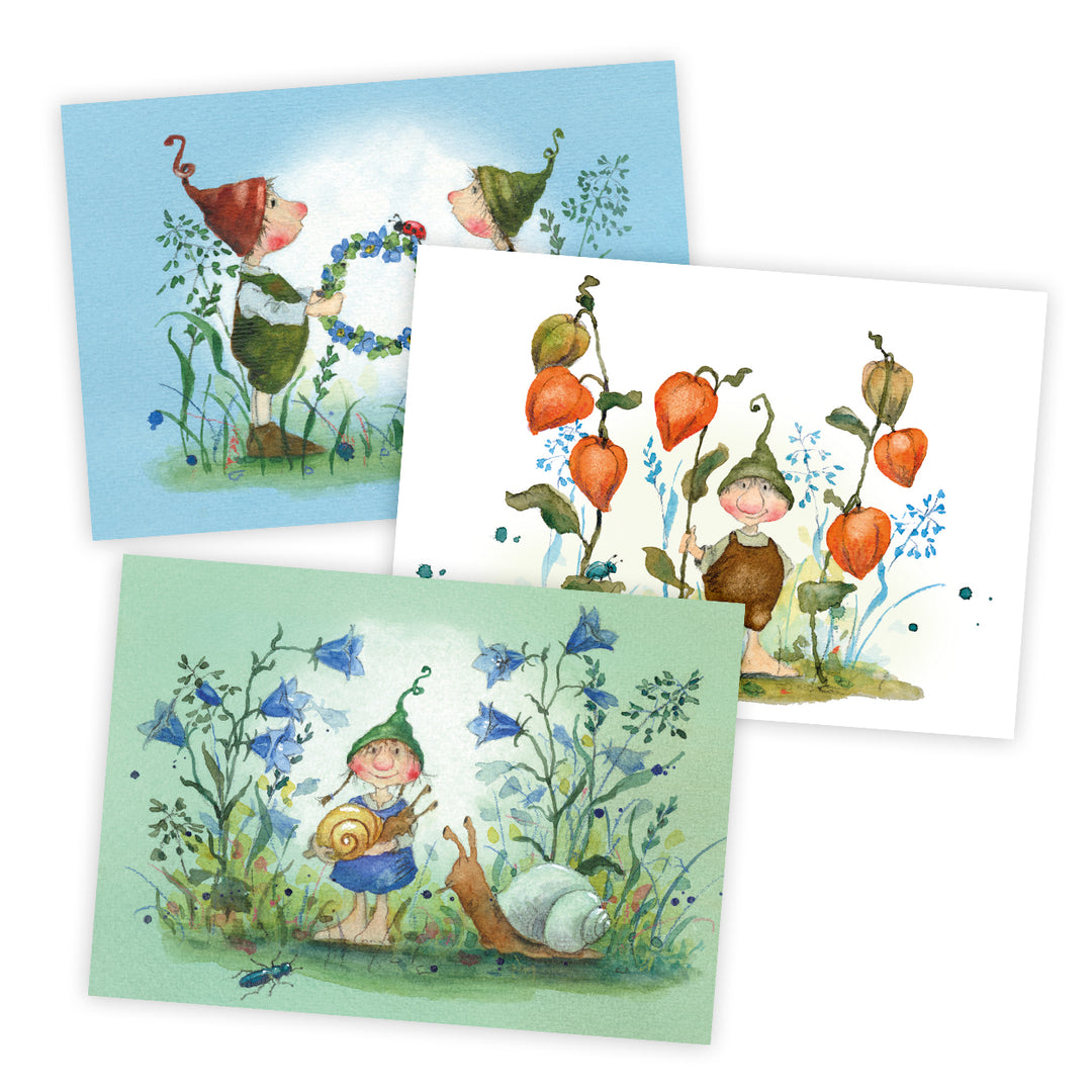 Postkartenbuch 'Wichtelglück'