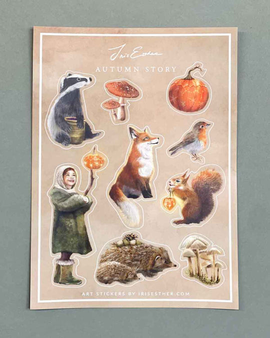 Stickerbogen 'Autumn Story' - Herbstzauber
