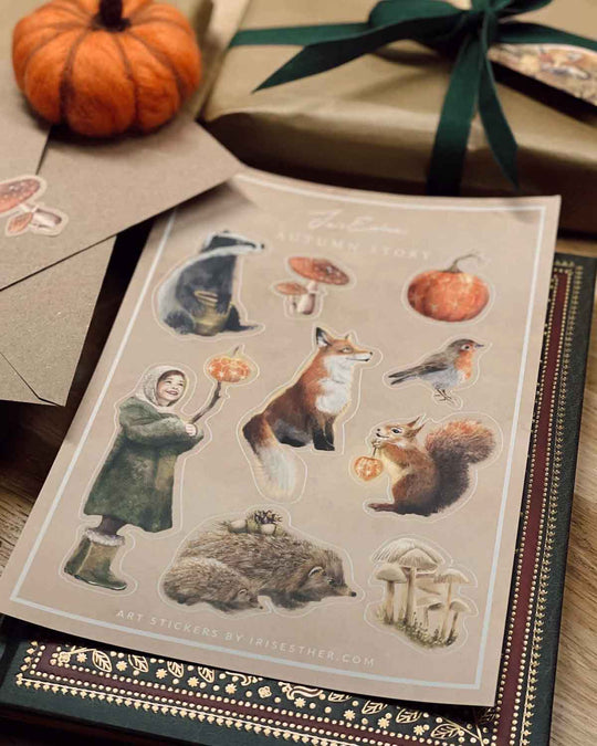 Stickerbogen 'Autumn Story' - Herbstzauber